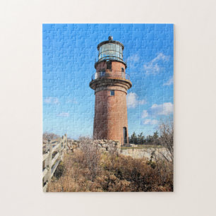 Quebra-cabeça Farol principal alegre, MÃES do Martha's Vineyard