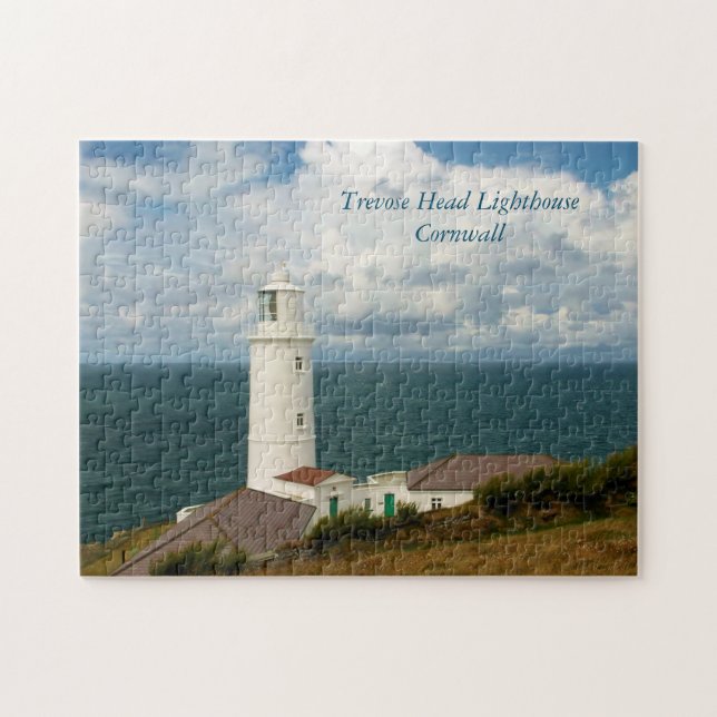 Quebra-cabeça Farol principal Cornualha Inglaterra de Trevose (Horizontal)