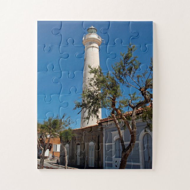 Quebra-cabeça Farol Punta Secca, Sicília, Itália 30-pc (Vertical)
