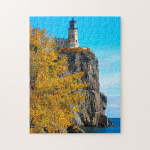 Quebra-cabeça Farol Split Rock Lago Superior.