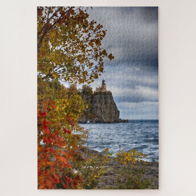 Quebra-cabeça Farol Split Rock Minnesota Jigsaw Puzzle (Vertical)