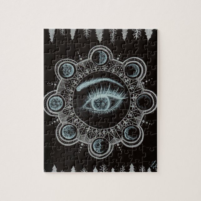 Quebra-cabeça Fases do olho da lua (Vertical)