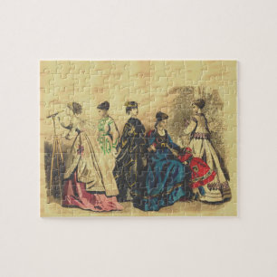 Quebra-cabeça Fashionable Victorian Ladies Jigsaw Puzzle
