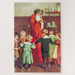 Quebra-cabeça Father Christmas Blowing The Horn