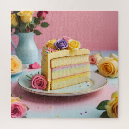 Quebra-cabeça Fatia de Bolo de Aniversário