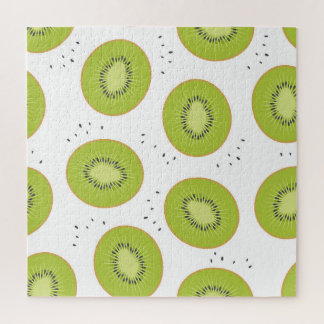 Quebra-cabeça Fatias de fruta de Kiwi, ilustração perfeita.