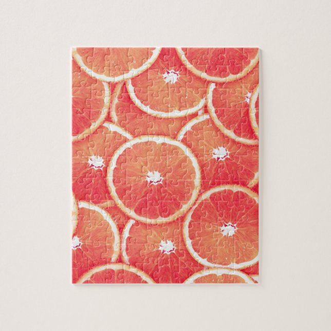 Quebra-cabeça Fatias de toranja rosa (Vertical)