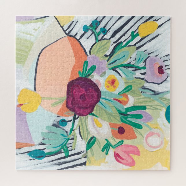 Quebra-cabeça Fauvist Floral II (Horizontal)