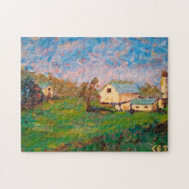 Quebra-cabeça Fazenda no Mount Zion Road 11x14 polegadas