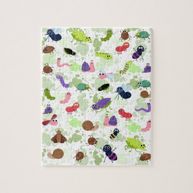 Quebra-cabeça Fazendo Insetos Gassy (Vertical)