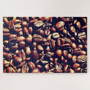 Quebra-cabeça Feijões de Café Aromáticos - Hora do Café