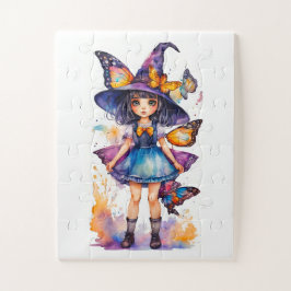 Quebra-cabeça Feiticeira e Borboletas