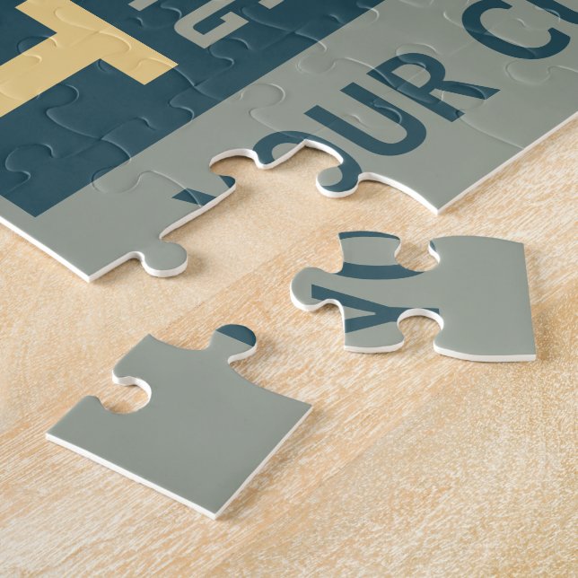 Quebra-cabeça feito sob encomenda do conselho (Lateral)