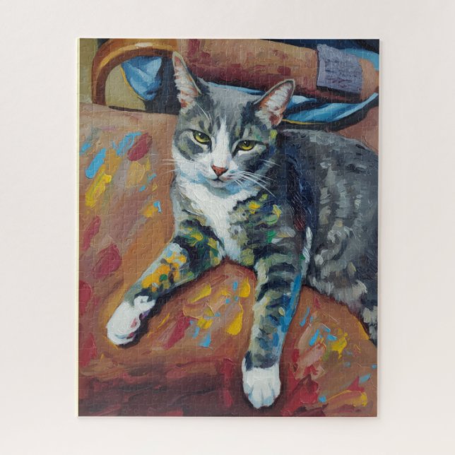 Quebra-cabeça Fel, o Gato (Vertical)