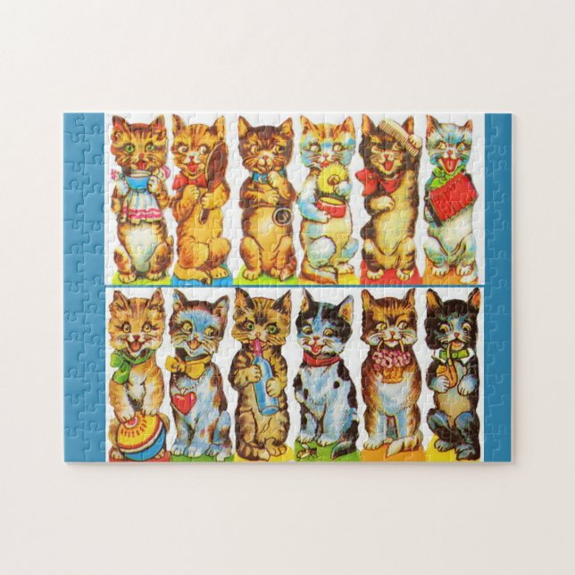 Quebra-cabeça felinos (Horizontal)