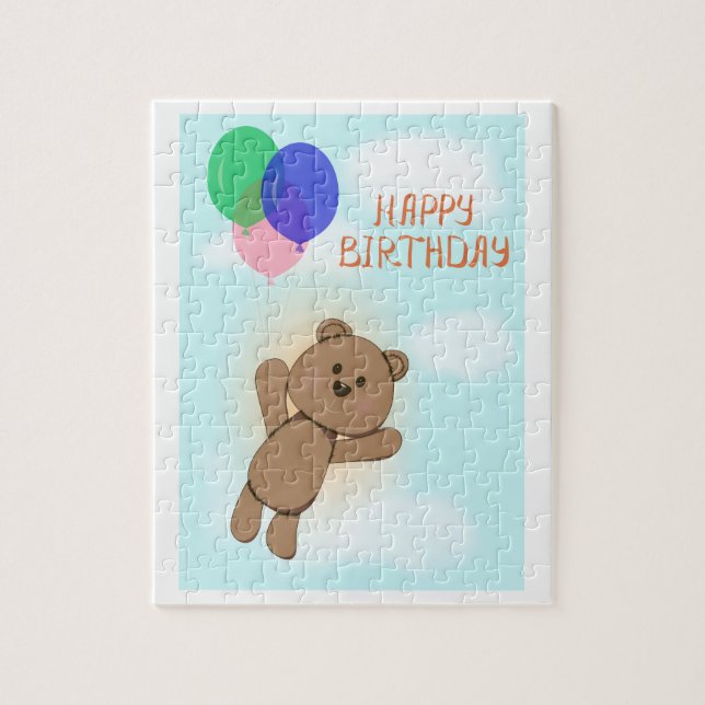 Quebra-cabeça Feliz aniversário (Vertical)