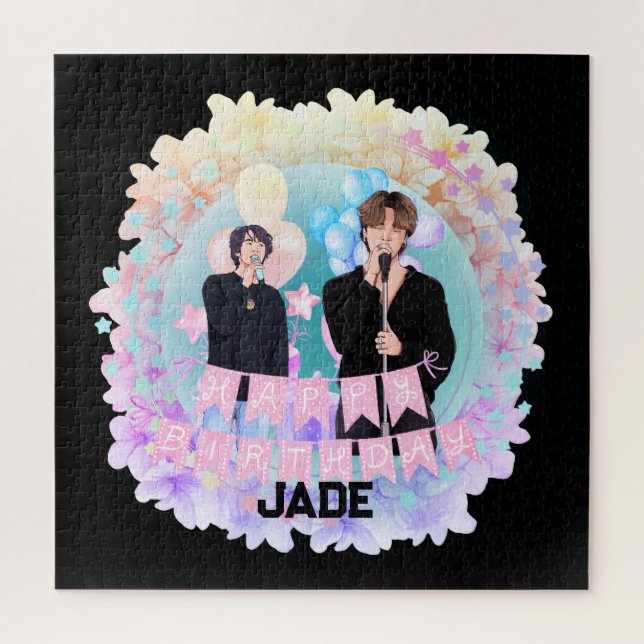 Quebra-cabeça Feliz aniversário (Vertical)