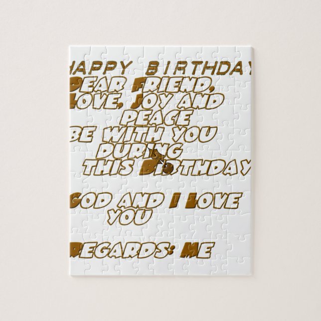 Quebra-cabeça Feliz aniversário (Vertical)