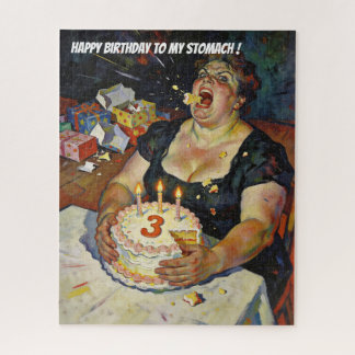 Quebra-cabeça Feliz Aniversário ao Meu Estômago – Um Retrato da