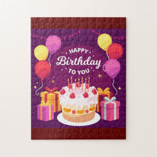Quebra-cabeça Feliz Aniversário Para Você
