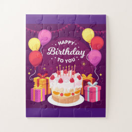 Quebra-cabeça Feliz Aniversário Para Você