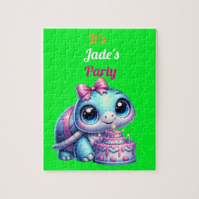 Quebra-cabeça Feliz Aniversário Personalizado (Vertical)