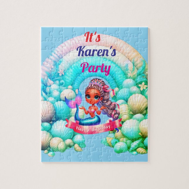 Quebra-cabeça Feliz Aniversário Personalizado (Vertical)