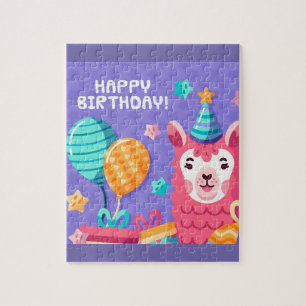 Quebra-cabeça Feliz Aniversário Saudação