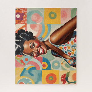 Quebra-cabeça Feliz colorido