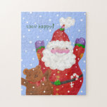 Quebra-cabeça Feliz da Neve<br><div class="desc">Edite esta quebra-cabeça para dizer o que quiser!</div>