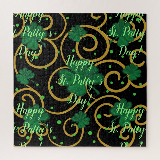 Quebra-cabeça Feliz Dia de São Patrício      (Vertical)