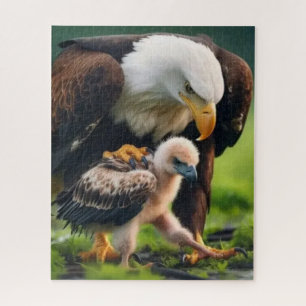 Quebra-cabeça Feliz Dia dos Pais Pai Americano Como uma Águia