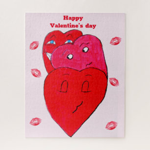 QUEBRA-CABEÇA FELIZ DIA DOS VALENTINOS COM AMOR