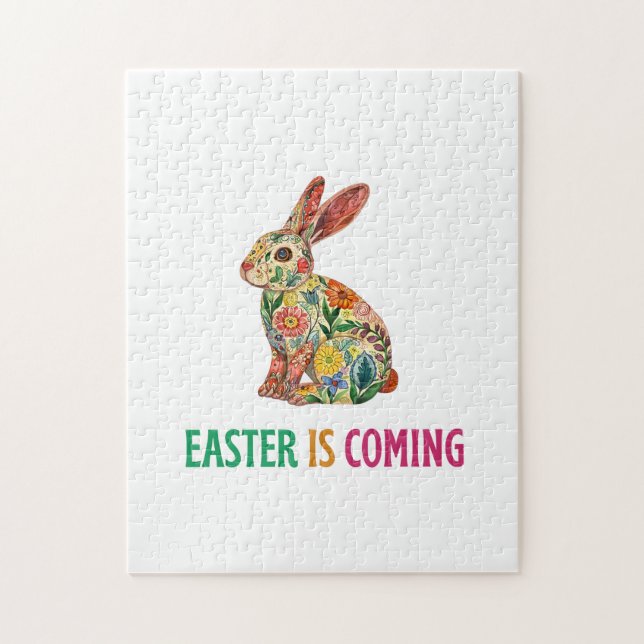 Quebra-cabeça Feliz Eggster - Ovo de Páscoa (Vertical)