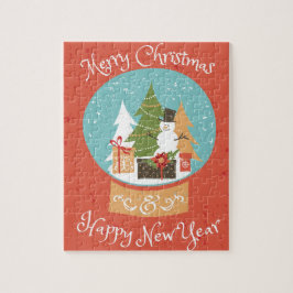 Quebra-cabeça Feliz Feliz ano novo de Natal