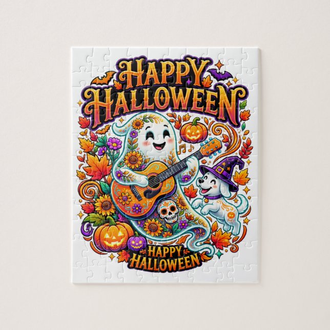 Quebra-cabeça feliz halloween  (Vertical)