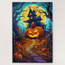 Quebra-cabeça Feliz Halloween | Casa Assombrada Fofa