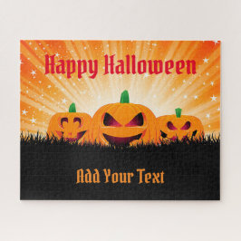 Quebra-cabeça Feliz Halloween Pumpkin