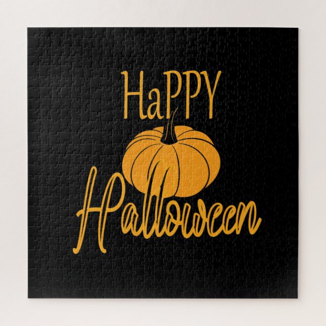 Quebra-cabeça Feliz Halloween Pumpkin (Vertical)