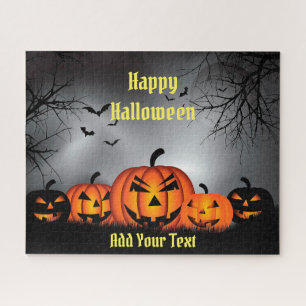 Quebra-cabeça Feliz Halloween Pumpkin