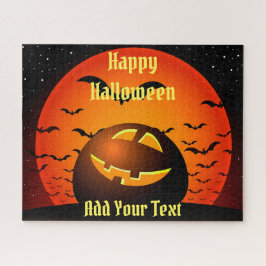 Quebra-cabeça Feliz Halloween Pumpkin