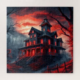 Quebra-cabeça Feliz Halloween Spooky Dwelling