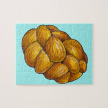 Feliz Hanukkah Chanukah Challah Bread Loaf