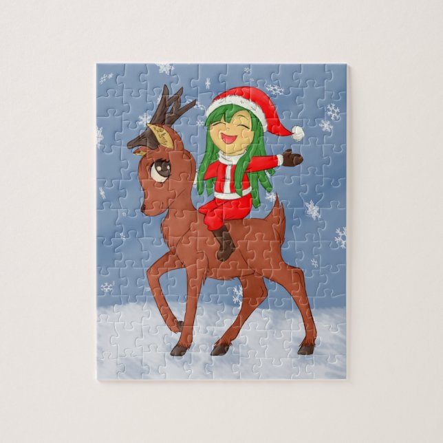 Quebra-cabeça Feliz Natal (Vertical)