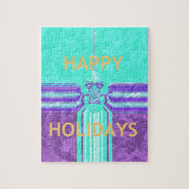 Quebra-cabeça Feliz Natal e Férias Hakuna Matata (Vertical)