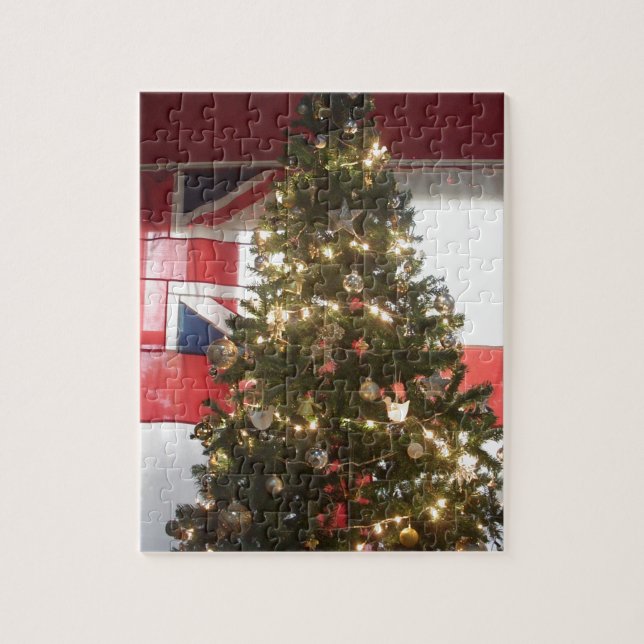 Quebra-cabeça Feliz Natal Hakuna Matata UK. (Vertical)