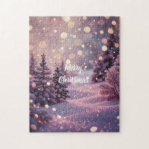 Quebra-cabeça Feliz Natal - Texto Personalizável