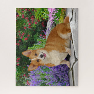 Quebra-cabeça "Feliz pequeno Corgi"