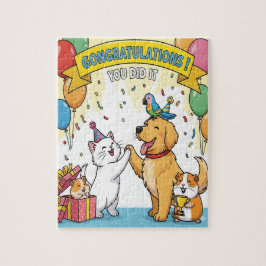 Quebra-cabeça Feliz Pets