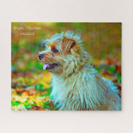 Quebra-cabeça Feliz vovô de Natal.